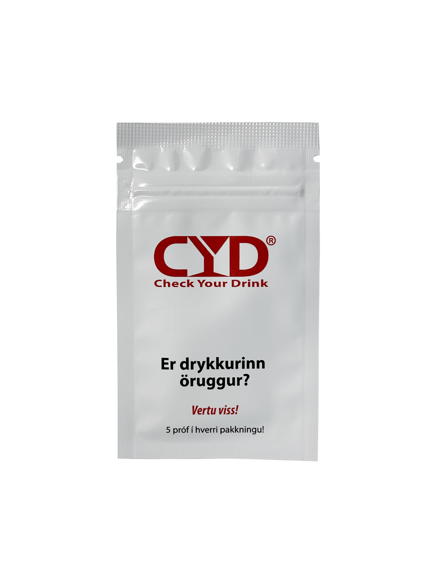CYD - Drykkjarpróf (5 í pakka)